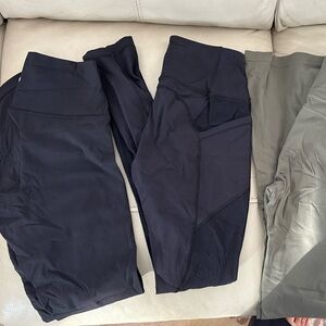 3 pairs Lululemon leggings